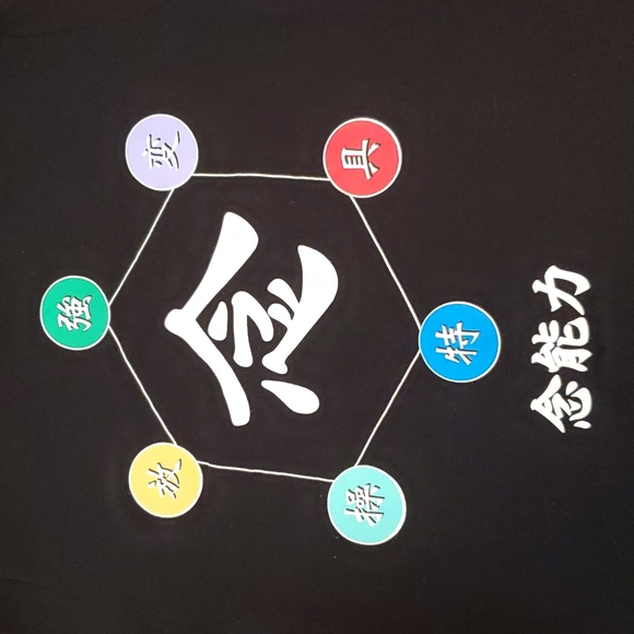 HUNTER X Black short sleeve graphic tee shirt XL Anime - Picture 5 of 5